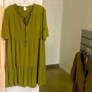 Green dress. Cotton NWT. Great quality